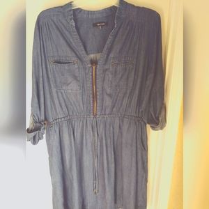 Blue jean Dress size:3XL Dark denim color. Brand Rainbowshop.com